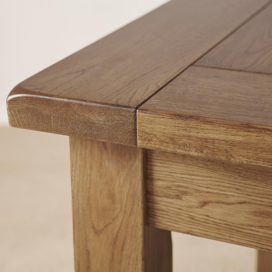 Sherwood Dark Solid Oak Large Extending Table